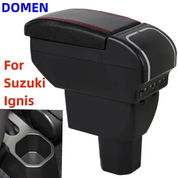 Для Suzuki Ignis 2016-2021, Двухслойный центральный магазин товаров, внутренний подлокотник, коробка для хранения