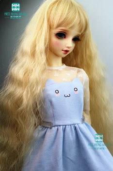 аксессуары для куклы, размер 58 см-63 см, 1/3 BJD DD SD, одежда для куклы, модное платье с кошкой, розовый, синий, черный