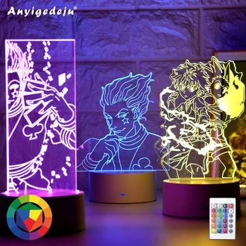 Новая 3D лампа с рисунком аниме 