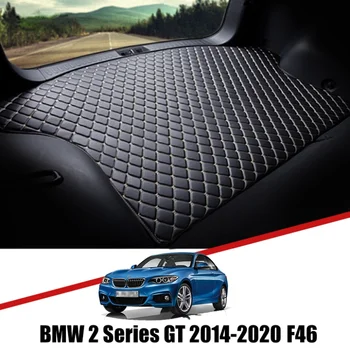 Изготовленные на заказ кожаные коврики для багажника автомобиля BMW F46 2 серии GT Gran Tourer 2014-2020, водонепроницаемые нескользящие вкладыши, грузовые аксессуары