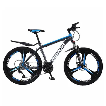 Горный велосипед с 21/24 скоростями, Три ножа, Интегрированное колесо, дисковый тормоз с регулируемой частотой вращения, велосипед из алюминиевого сплава и углеродистой стали