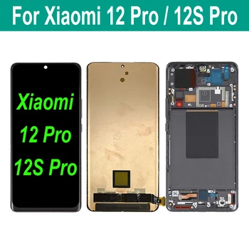 Оригинальный AMOLED Для Xiaomi 12S Pro 12 Pro ЖК-дисплей 2201122C 2201122G 2206122SC Сенсорный экран Дигитайзер В Сборе