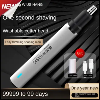 USB-модель для зарядки, триммер для волос в носу, лезвие для мытья водой, Триммер для бровей, Уход за здоровьем, Средство для удаления волос в носу, высокоскоростной очиститель двигателя