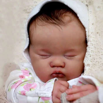 20-дюймовый набор кукол-реборнов ASHIA Cute Sleeping Baby Реалистичные мягкие на ощупь гибкие виниловые части незаконченной куклы DIY