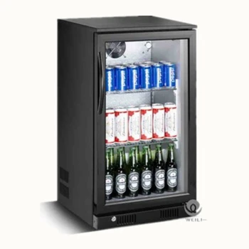 118Л мини-бар холодильник шкаф со стеклянной дверью ресторанный кулер мини-холодильник с морозильной камерой холодильное оборудование коммерческий отель